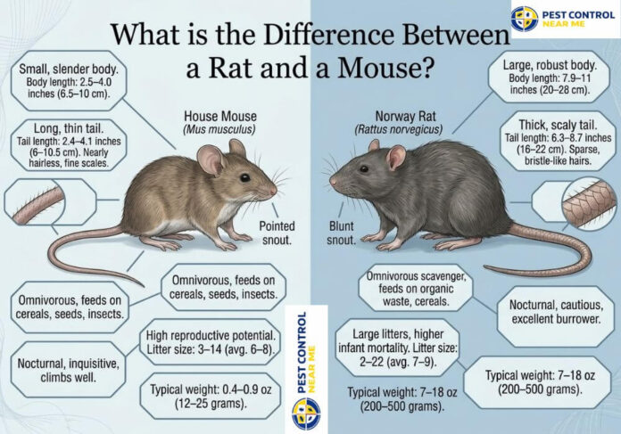 What is the Difference Between a Rat and a Mouse?